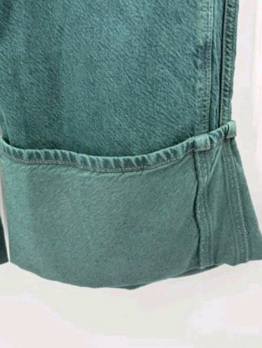 SOLD We The Free People Final Countdown Low Rise Cuffed Boyfriend Jean Teal - Picture 5 of 13